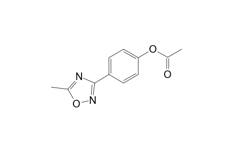 p-(5-methyl-1,2,4-oxadiazol-3-yl)phenol, acetate (ester)