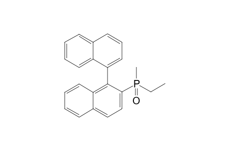 2-[(p-Methyl-p-ethylphosphiny)-binaphthyl] - p-oxide