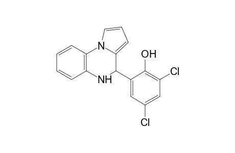 2,4-dichloro-6-(4,5-dihydropyrrolo[1,2-a]quinoxalin-4-yl)phenol