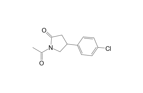 N-Acetyl-4-(4-chlorophenyl)-2-pyrrolidinone