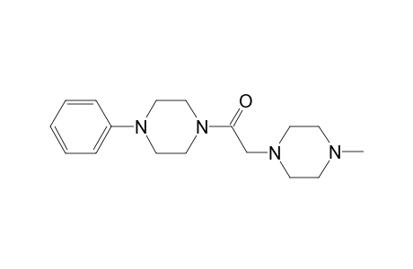1-[(4-Methyl-1-piperazinyl)acetyl]-4-phenylpiperazine