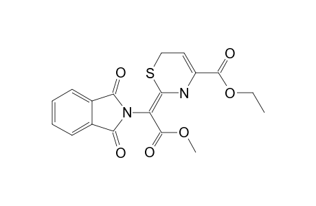 (2Z)-2-(2-keto-2-methoxy-1-phthalimido-ethylidene)-3,6-dihydro-1,3-thiazine-4-carboxylic acid ethyl ester