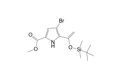 Methyl 4-bromo-5-[1-(tert-butyldimethylsilyl)oxy]eyhenyl]-1H-pyrrole-2-carboxylate