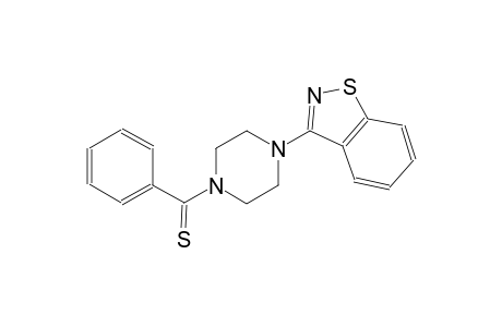 1,2-benzisothiazole, 3-[4-(phenylcarbonothioyl)-1-piperazinyl]-