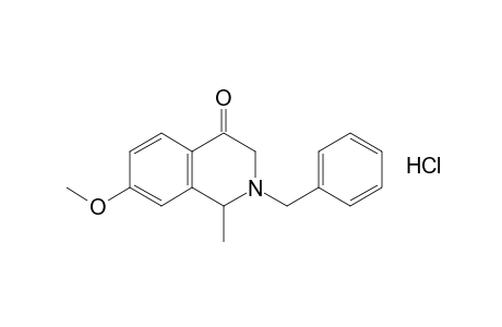 2-benzyl-2,3-dihydro-7-methoxy-1-methyl-4(1H)-isoquinolone, hydrochloride