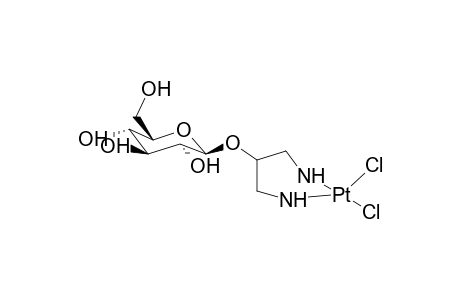 Platinum(II)(2-b-d-glucopyranosyloxy-propyl-1,3-diamine) dichloride