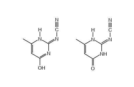 4-HYDROXY-6-METHYL-DELTA^2^(^1^H^)^,^N-PYRIMIDINECARBAMONITRILE