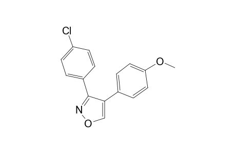 3-(4-Chlorophenyl)-4-(4-methoxyphenyl)-1,2-oxazole