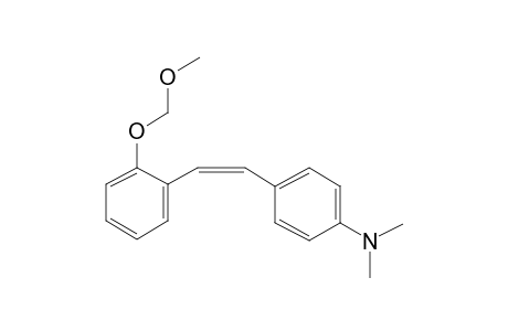 4-((Z)-2-[2-(Methoxymethoxy)phenyl]ethenyl)-N,N-dimethylaniline