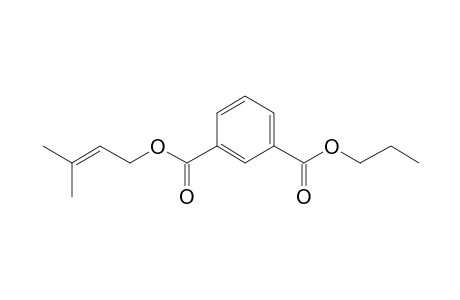 Isophthalic acid, 3-methylbut-2-en-1-yl propyl ester