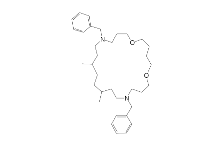 5,14-Dibenzyl-8,11-dimethyl-1,18-dioxa-5,14-diazacyclodocosane
