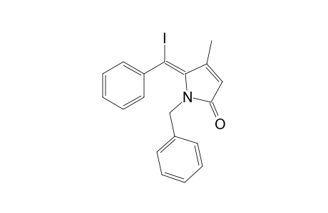 (E)-1-Benzyl-5-(.alpha.iodobenzylidene)-4-methylpyrrol-2(5H)-one