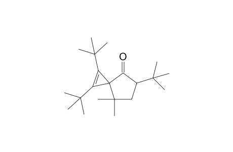 1,2,5-tris(t-Butyl)-5,5-dimethylspiro[2.4]hept-1-en-4-one