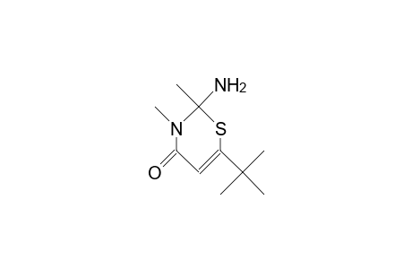 2-Amino-3,4-dihydro-2,3-dimethyl-6-tert-butyl-2H-1,3-thiazin-4-one