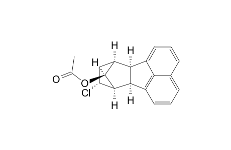 7,10-Methanofluoranthen-11-ol, 8-chloro-6b,7,8,9,10,10a-hexahydro-, acetate, (6b.alpha.,7.alpha.,8.alpha.,10.alpha.,10a.alpha.,11S*)-