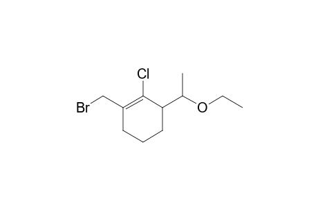 1-Bromomethyl-2-chloro-3-(1-ethoxyethyl)cyclohex-1-ene isomer