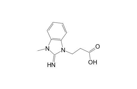 3-(2-Imino-3-methyl-2,3-dihydro-1H-benzimidazol-1-yl)propanoic acid