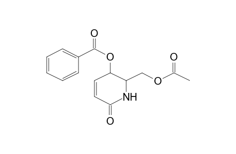 2(1H)-Pyridone, 6-(acetoxymethyl)-5-(benzoyloxy)-5,6-dihydro-