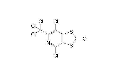 1,3-Dithiolo[4,5-c]pyridin-2-one, 4,7-dichloro-6-(trichloromethyl)-