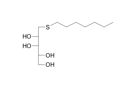 Lyxitol, 1-thioheptyl-