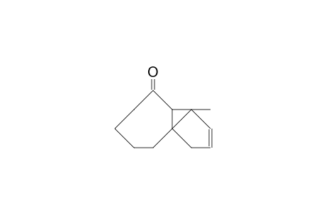 cis-11-Methyl-tricyclo(5.4.0.0/7,11/)undec-9-en-2-one