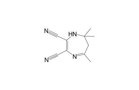 5,7,7-Trimethyl-6,7-dihydro-1H-1,4-diazepine-2,3-dicarbonitrile