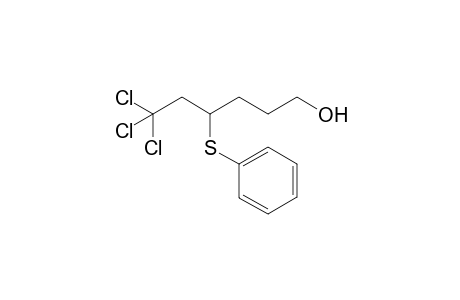 6,6,6-Trichloro-4-(phenylthio)hexan-1-ol