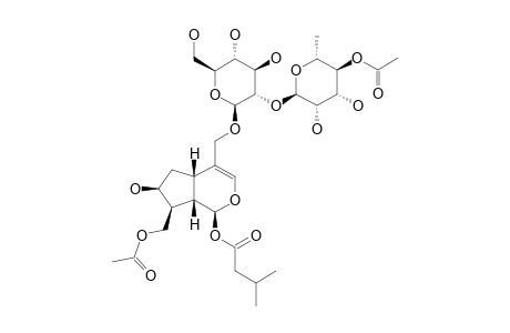 10-O-ACETYLPATRIONOSIDE-AGLYCONE-11-O-[4''-O-ACETYL-ALPHA-L-RHAMNOPYRANOSYL-(1->2)-BETA-D-GLUCOPYRANOSIDE]