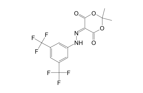 mesoxalic acid, cyclic isopropylidene ester, (alpha,alpha,alpha,alpha'a,alpha'a,alpha'-hexafluoro-3,5-xylyl)hydrazone