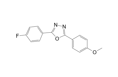 2-(4-FLUOROPHENYL)-5-(4-METHOXYPHENYL)-1,3,4-OXADIAZOLE