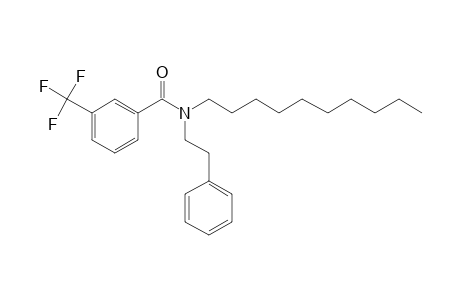 3-(Trifluoromethyl) benzamide, N-(2-phenylethyl)-N-decyl-