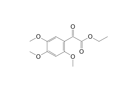 (2,4,5-trimethoxyphenyl)glyoxylic acid, ethyl ester