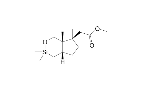 methyl 2-[(4aS,7R,7aS)-3,3,7,7a-tetramethyl-4,4a,5,6-tetrahydro-1H-cyclopenta[d]oxasilin-7-yl]acetate