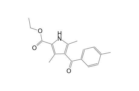 ethyl 3,5-dimethyl-4-(4-methylbenzoyl)-1H-pyrrole-2-carboxylate