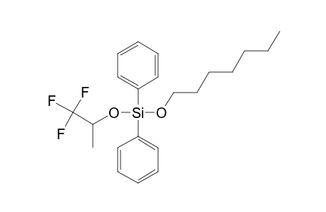 Silane, diphenylheptyloxy(1,1,1-trifluoroprop-2-yloxy)-