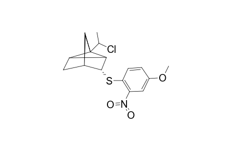 ENDO-3-(2'-NITRO-4'-METHOXY-1'-PHENYLTHIO)-1-(1'-CHLOROETHYL)-TRICYCLO-[2.2.1.0(2,6)]-HEPTANE;(DIASTEREOMER-1)