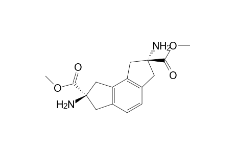 Dimethyl (2R,7R)-2,7-diamino-1,2,3,6,7,8-hexahydro-as-indacene-2,7-dicarboxylate