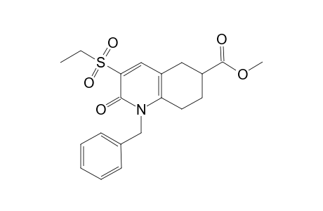 Methyl 1-Benzyl-3-(ethylsulfonyl)-5,6,7,8-tetrahydro-2-oxo-1H-qiuinoline-6-carboxylate