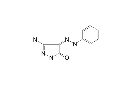 1H-Pyrazole-4,5-dione, 3-amino-, 4-phenylhydrazone