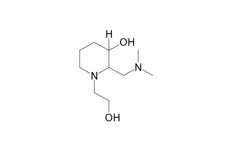 2-[(dimethylamino)methyl]-3-hydroxy-1-piperidineethanol