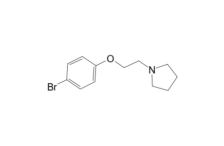 1-[2-(p-bromophenoxy)ethyl]pyrrolidine