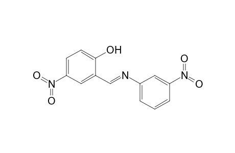 Phenol, 4-nitro-2-[N-(m-nitrophenyl)formimidoyl]-