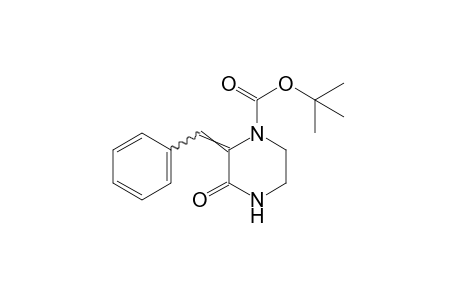 2-benzylidene-3-oxo-1-piperazinecarboxylic acid, tert-butyl ester