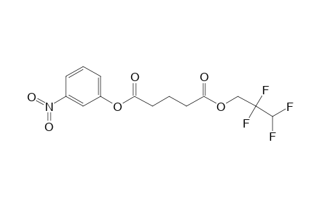 Glutaric acid, 2,2,3,3-tetrafluoropropyl 3-nitrophenyl ester