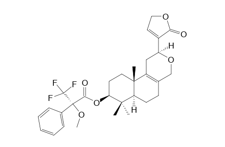 [(S)-(2-METHOXY-2-TRIFLUOROMETHYL)-PHENYL-ACETYL]-ESTER-CORONALACTONE