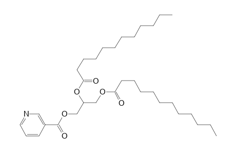 3-nicotinoyl-1,2-didodecanoyl-rac-glycerol