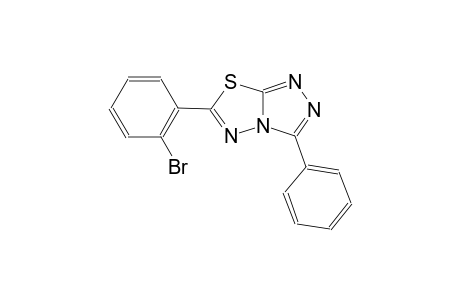 [1,2,4]triazolo[3,4-b][1,3,4]thiadiazole, 6-(2-bromophenyl)-3-phenyl-