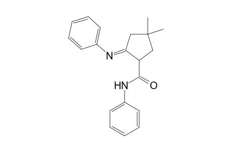Cyclopentanecarboxamide, 3,3-dimethyl-2-(phenylimino)-N-phenyl-