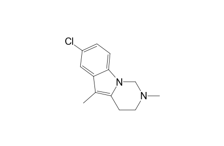 7-Chloro-2,5-dimethyl-1,2,3,4-tetrahydropyrimido(1,6-a)indole