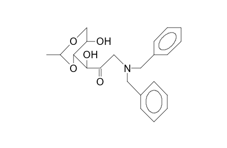 1-Deoxy-1-dibenzylamino-4,6-O-ethylidene-D-fructose